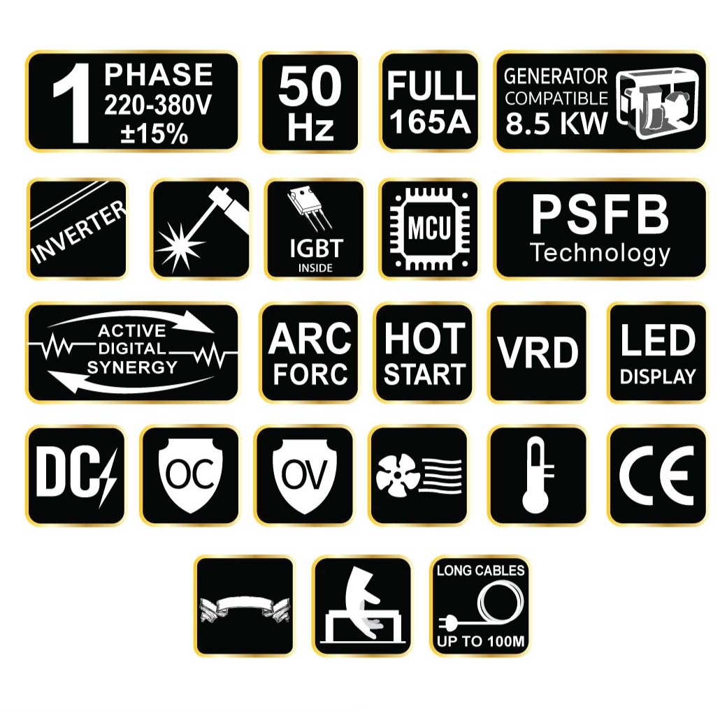 เครื่องเชื่อม STICK 165